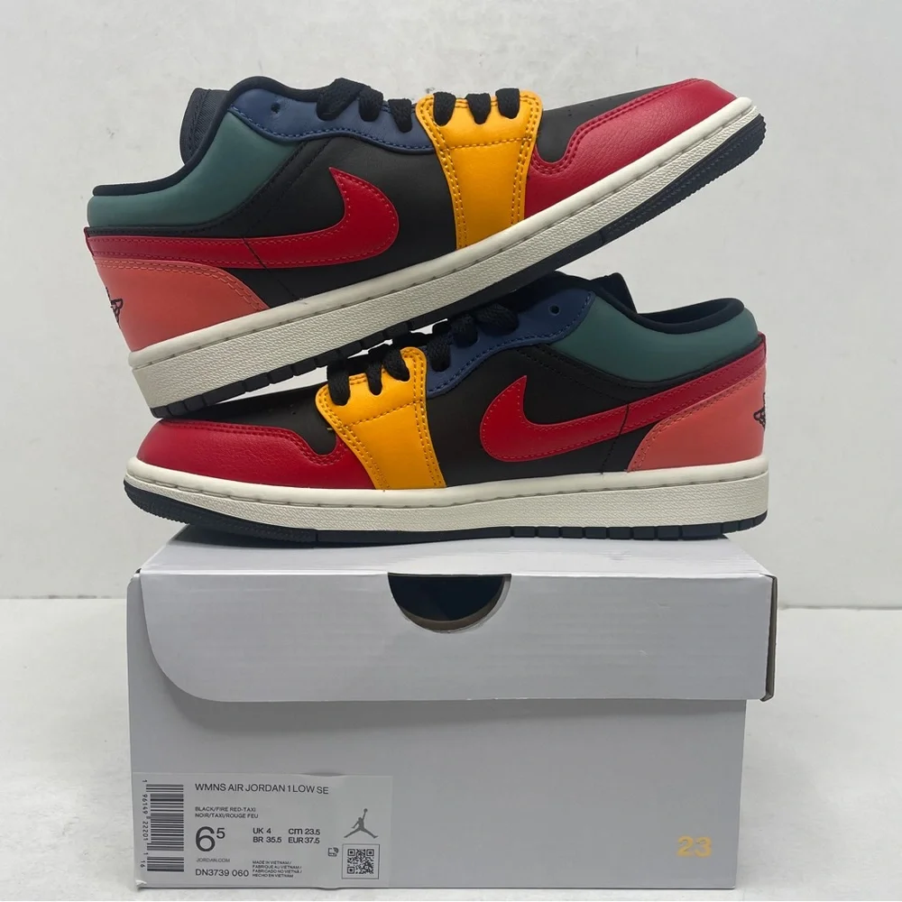 Nike Air Jordan 1 Retro Low WMNS “Black Multi” 2022 - Picture 3 of 4